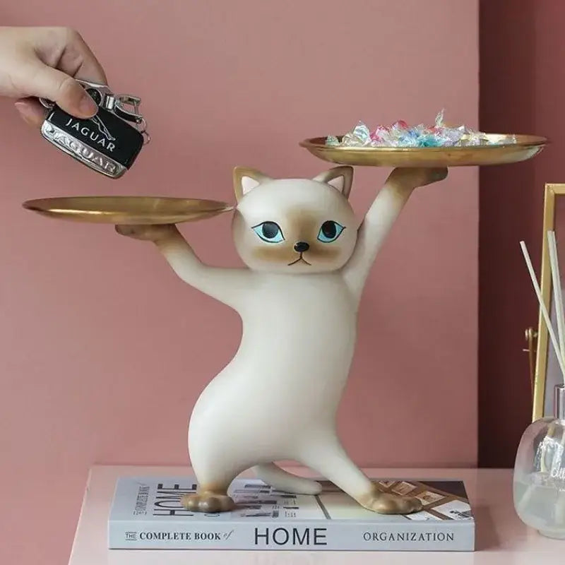 Ceramic Cat Storage Tray