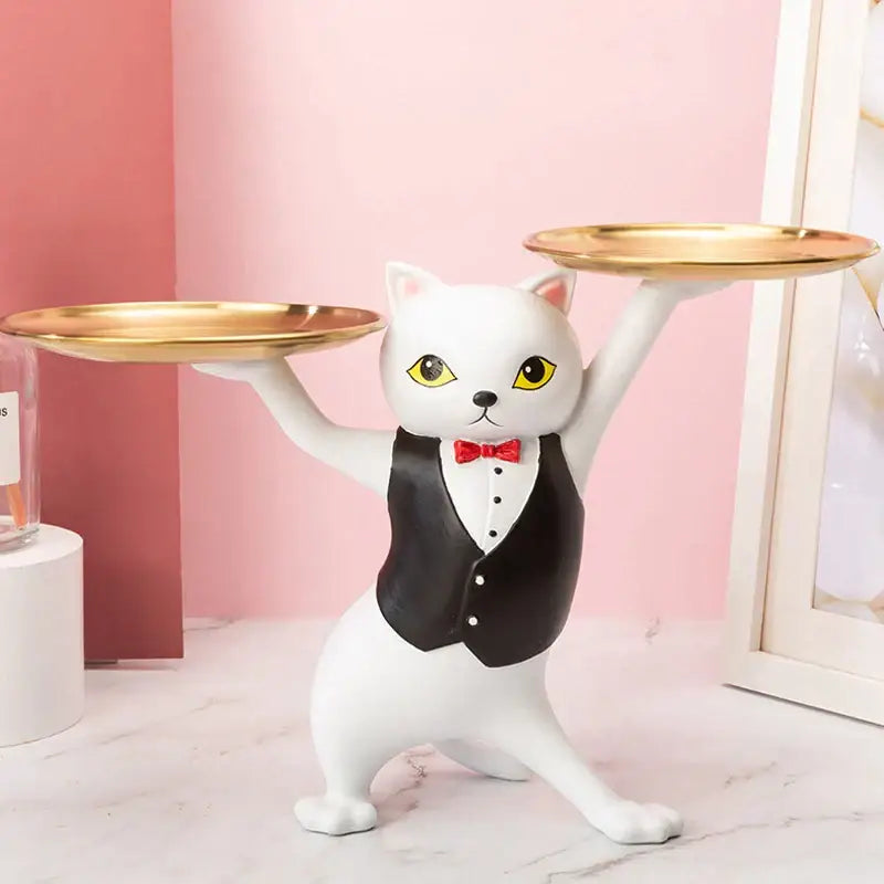 Ceramic Cat Storage Tray