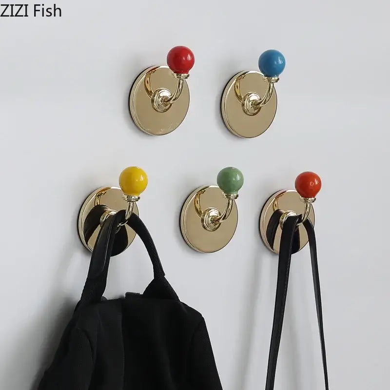 Colorful Ceramic Wall Hooks