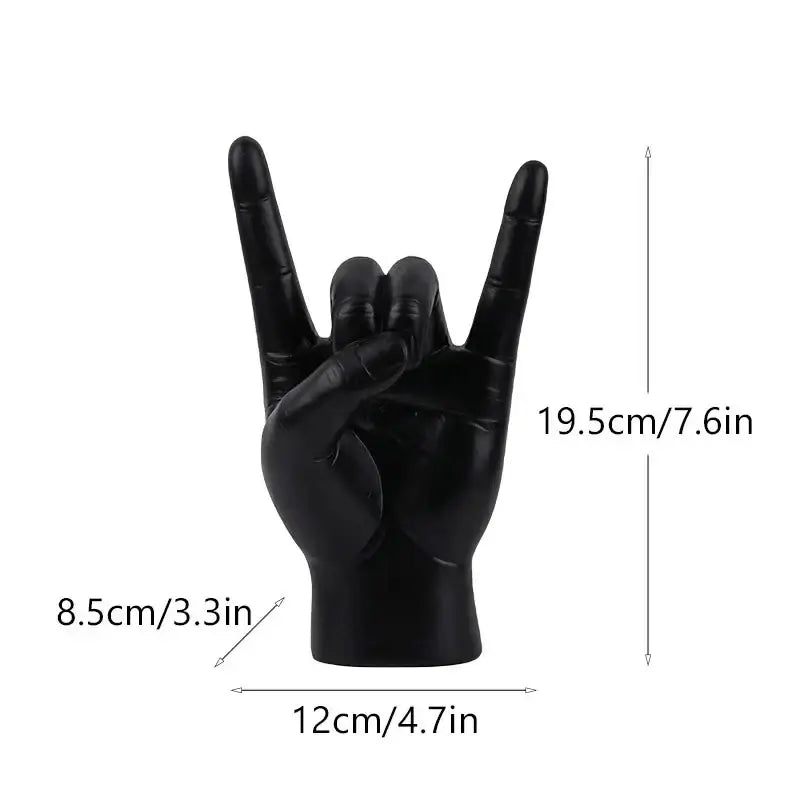 Glossy Rock Hand Sculpture