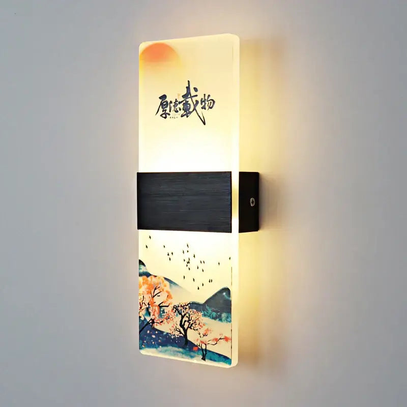 Acrylic Ink Wall Lamp