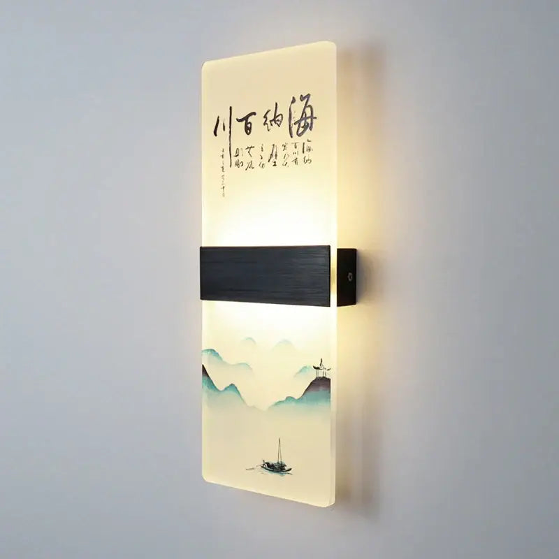 Acrylic Ink Wall Lamp