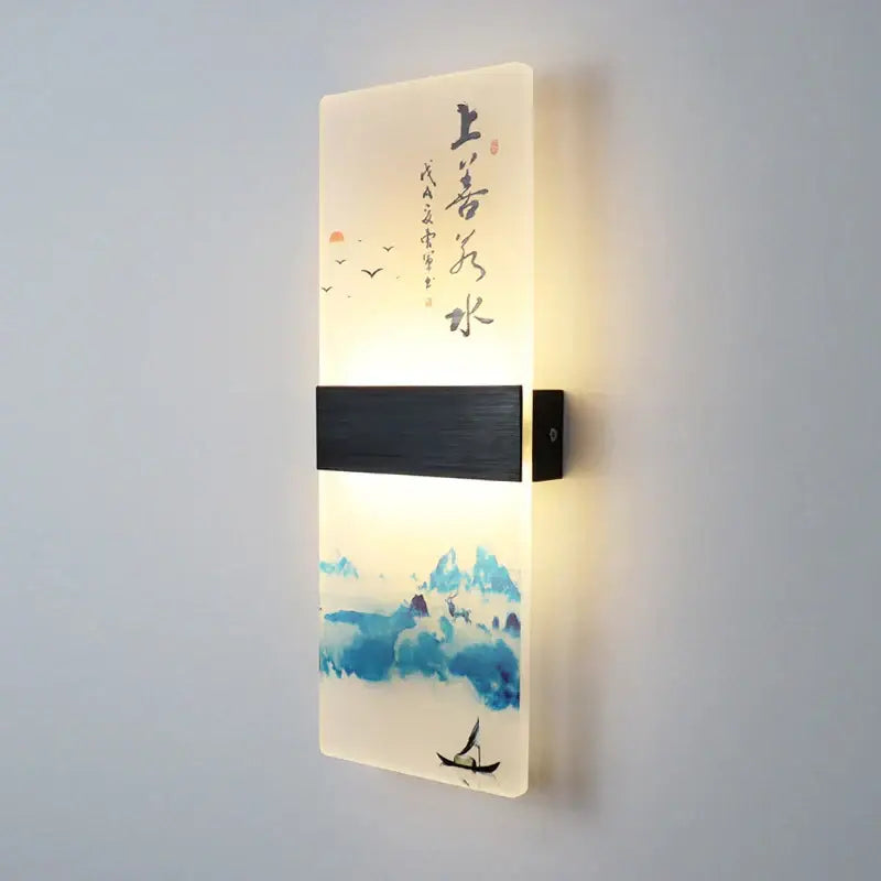 Acrylic Ink Wall Lamp