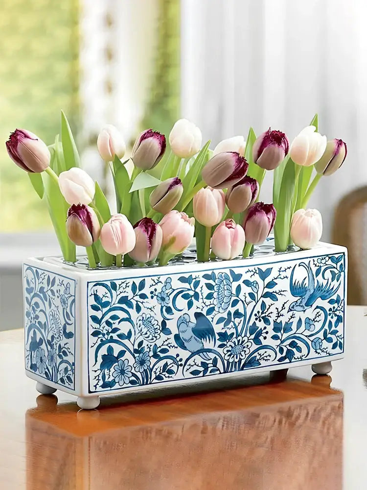 Retro Porcelain Flowerpot Vase