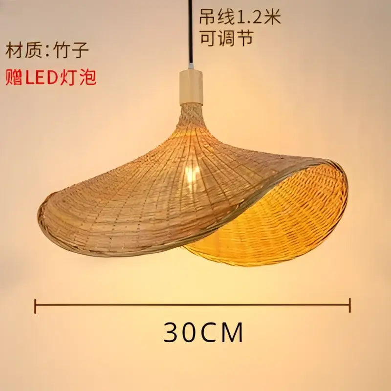 Bamboo Weave Pendant Lamp