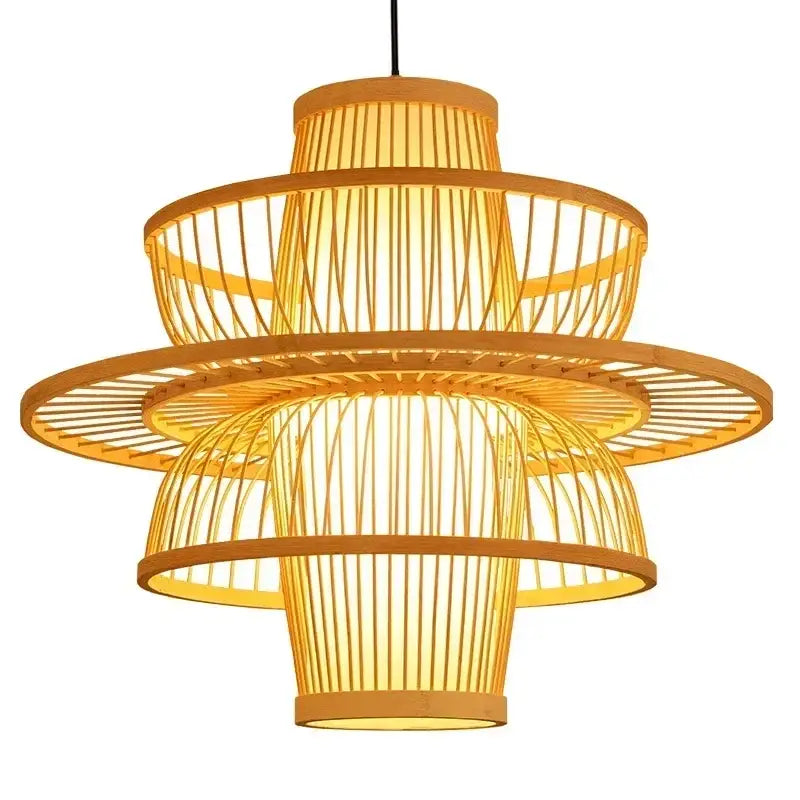 Bamboo Weave Pendant Lamp