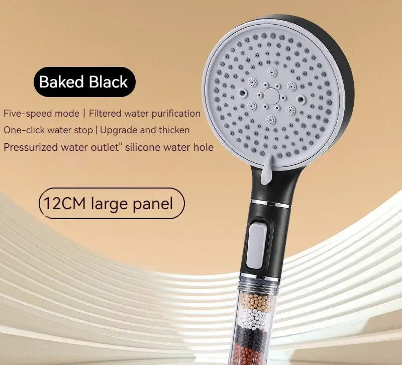 Chrome Calcium Filter Shower