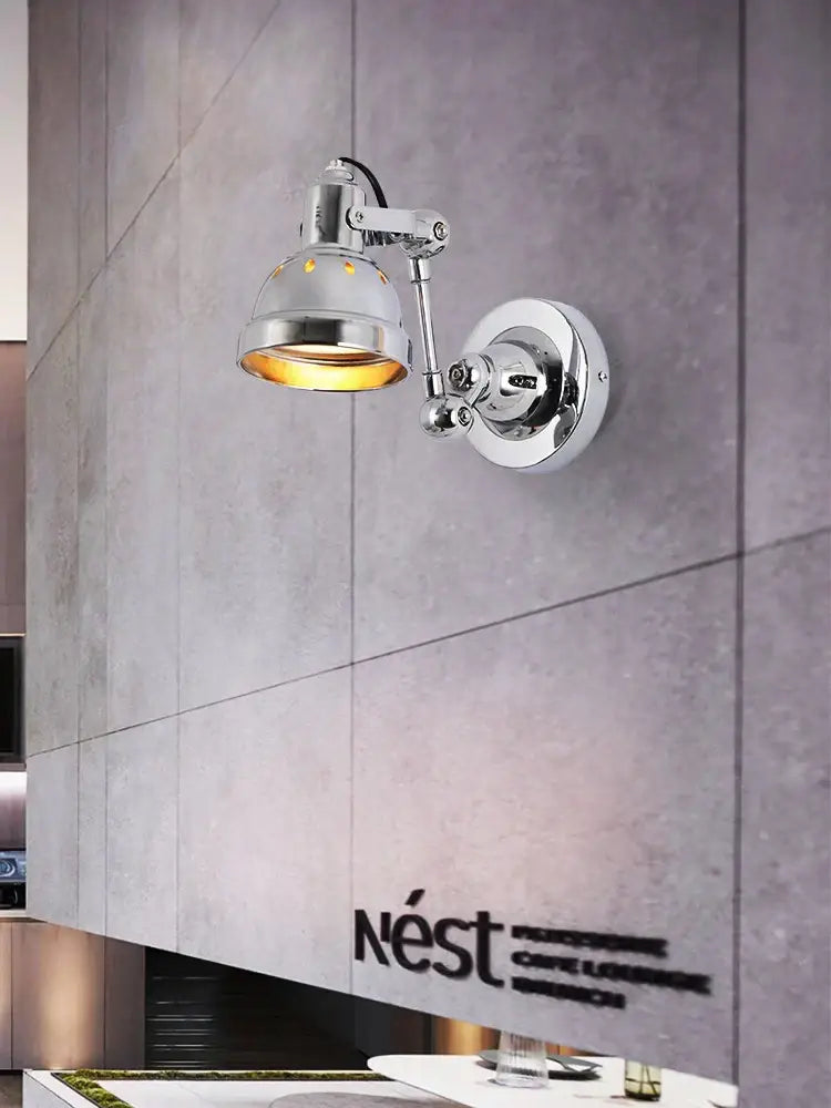 Amber Industrial Wall Light