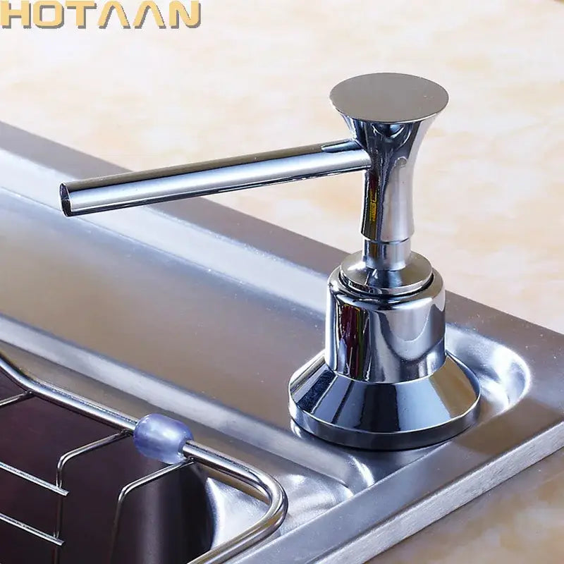 Chrome Brass Soap Dispenser