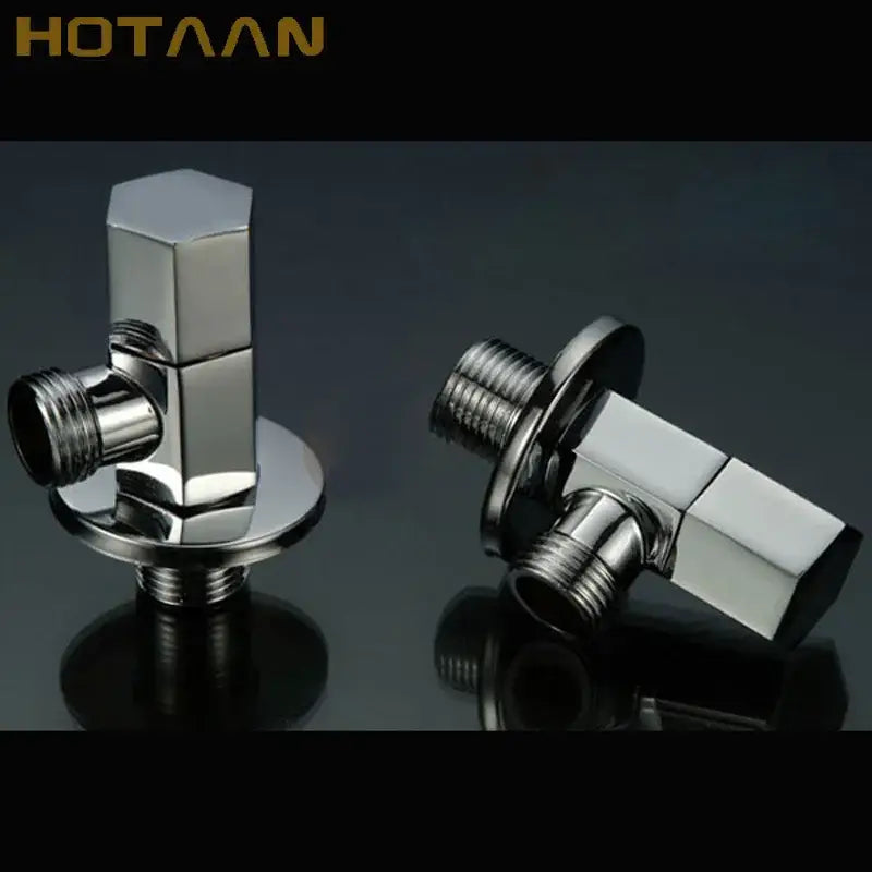 Chrome Triangle Valve Set