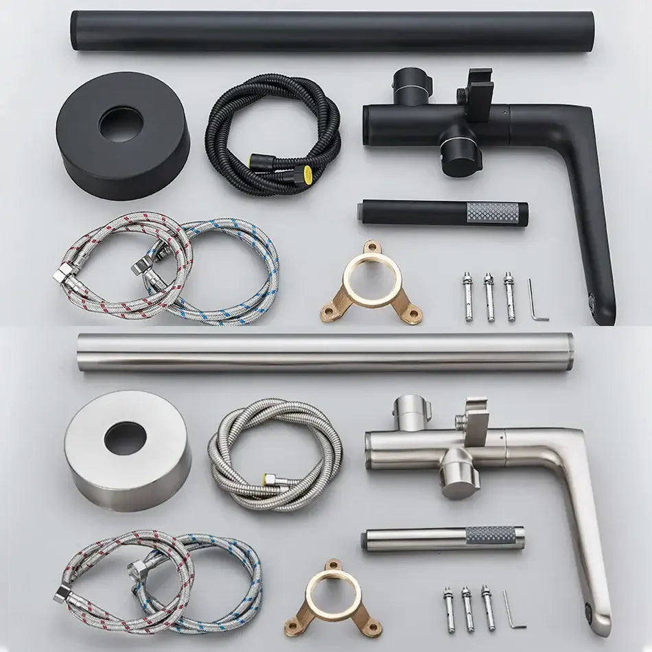 Chrome Floor Waterfall Faucet