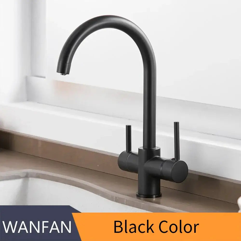 Chrome Dual Handle High Arc Faucet