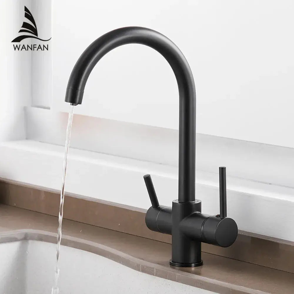 Chrome Dual Handle High Arc Faucet
