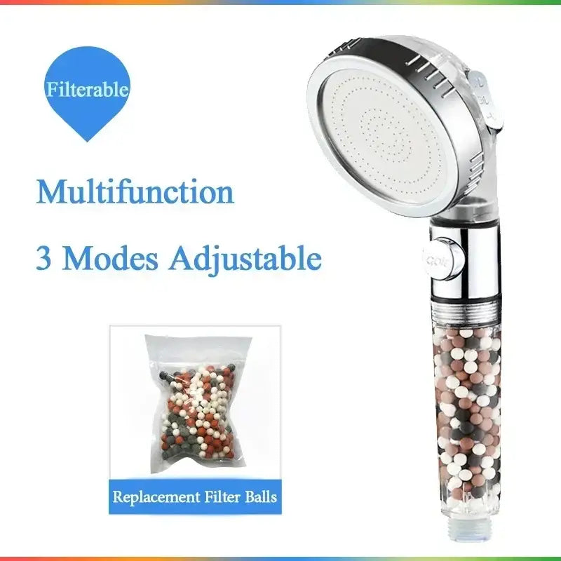 Chrome Water-Saving Shower Head