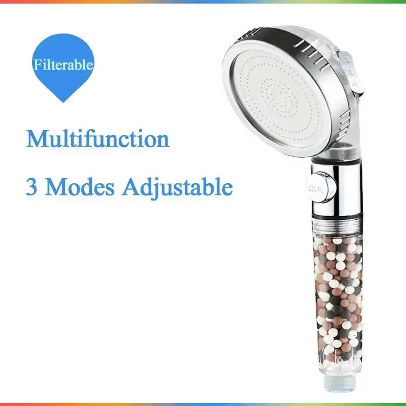Chrome Water-Saving Shower Head
