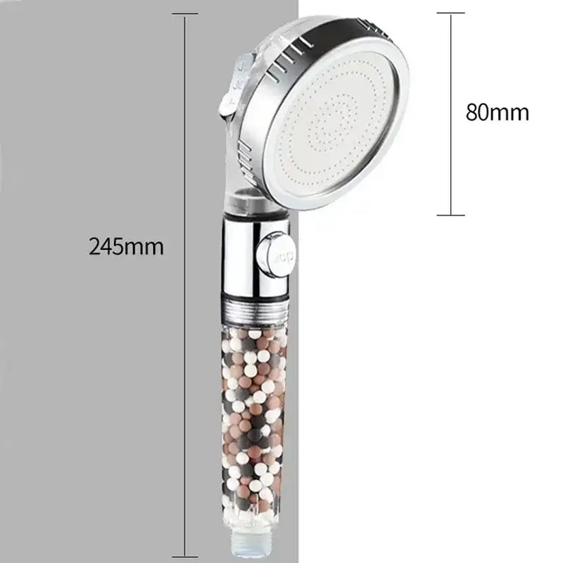 Chrome Water-Saving Shower Head