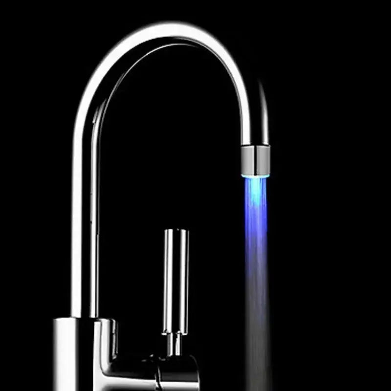 Chrome LED Faucet Aerator with Temperature Display