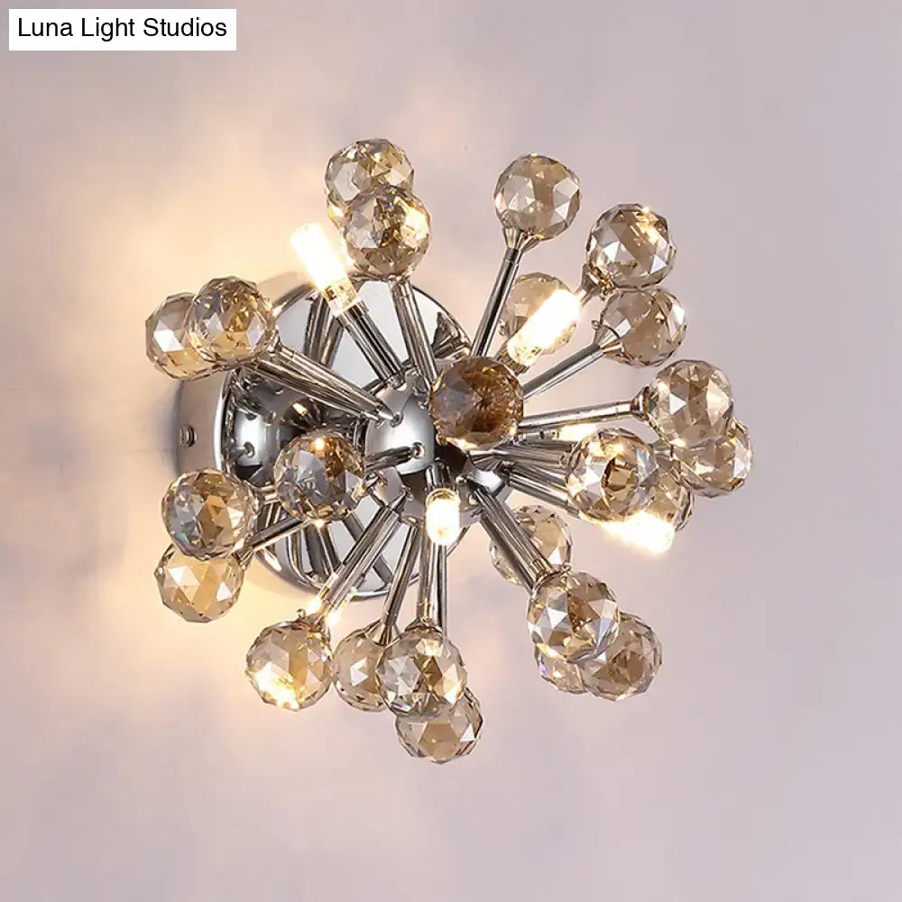 Chrome Sputnik Flushmount