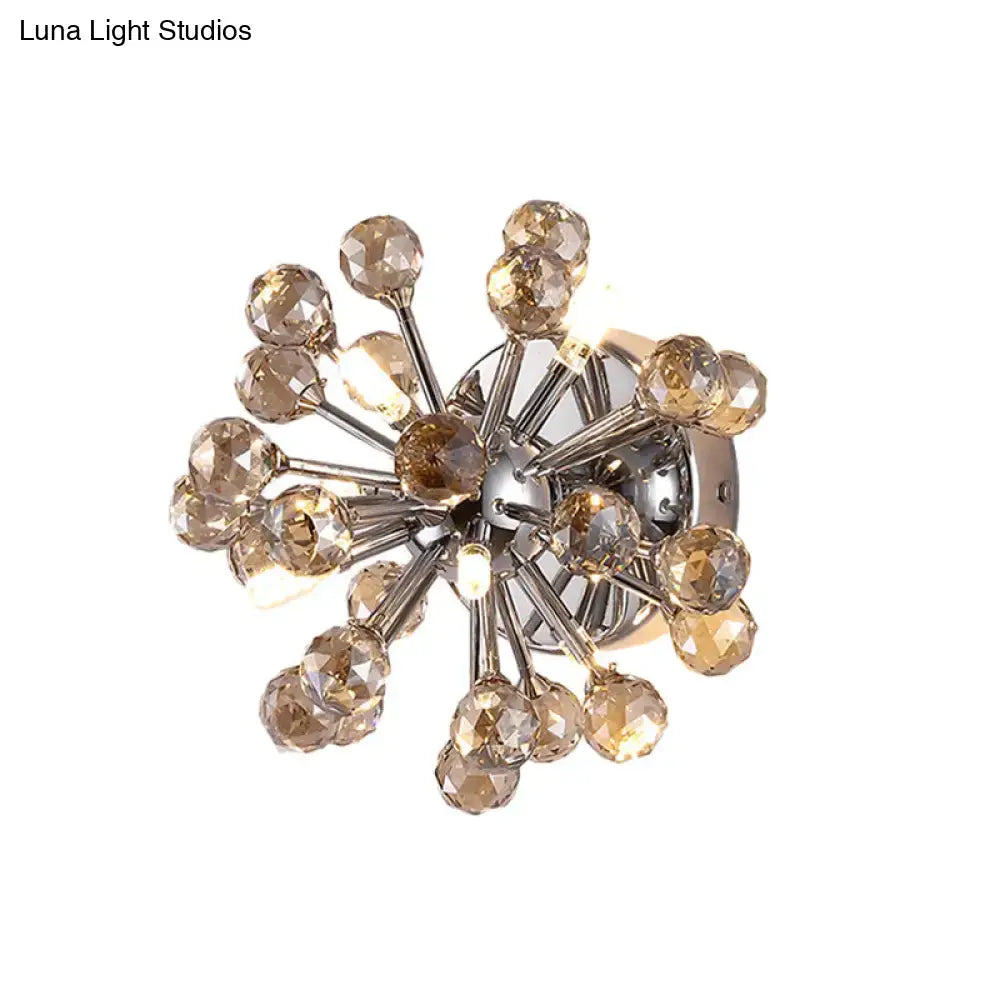 Chrome Sputnik Flushmount