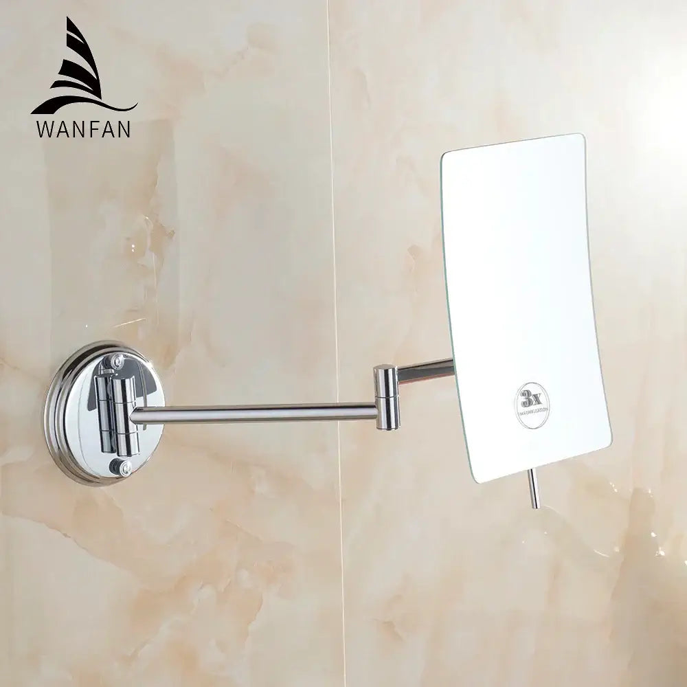 Chrome Magnifying Makeup Mirror