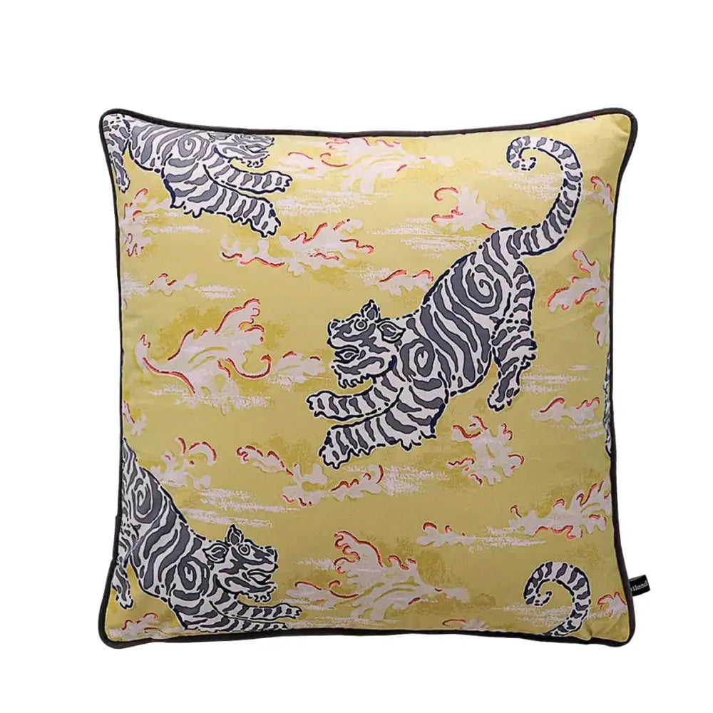 Blue Velvet Horse Cushion