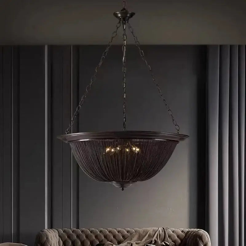 Black Aluminum Pendant Light