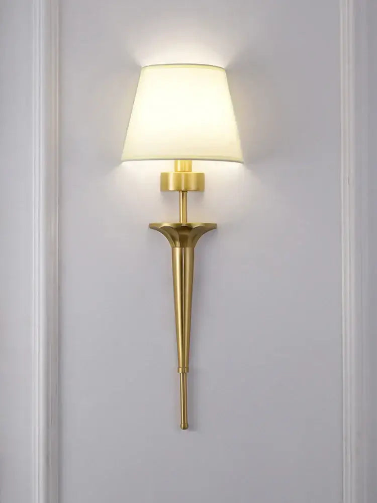 Gold Fluted Wall Sconce