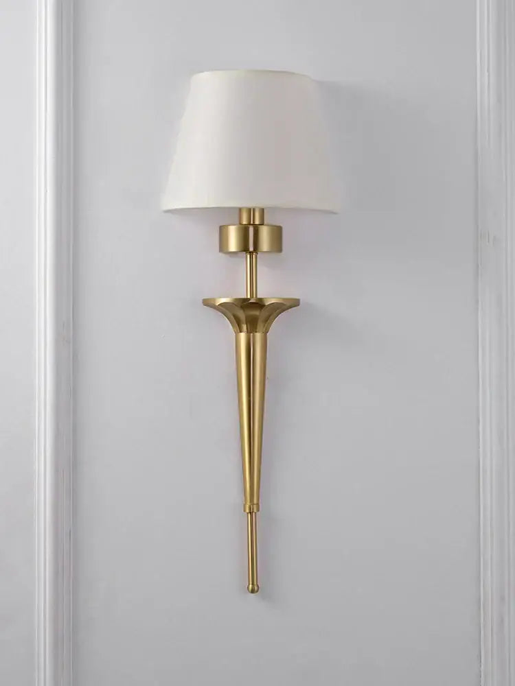 Gold Fluted Wall Sconce