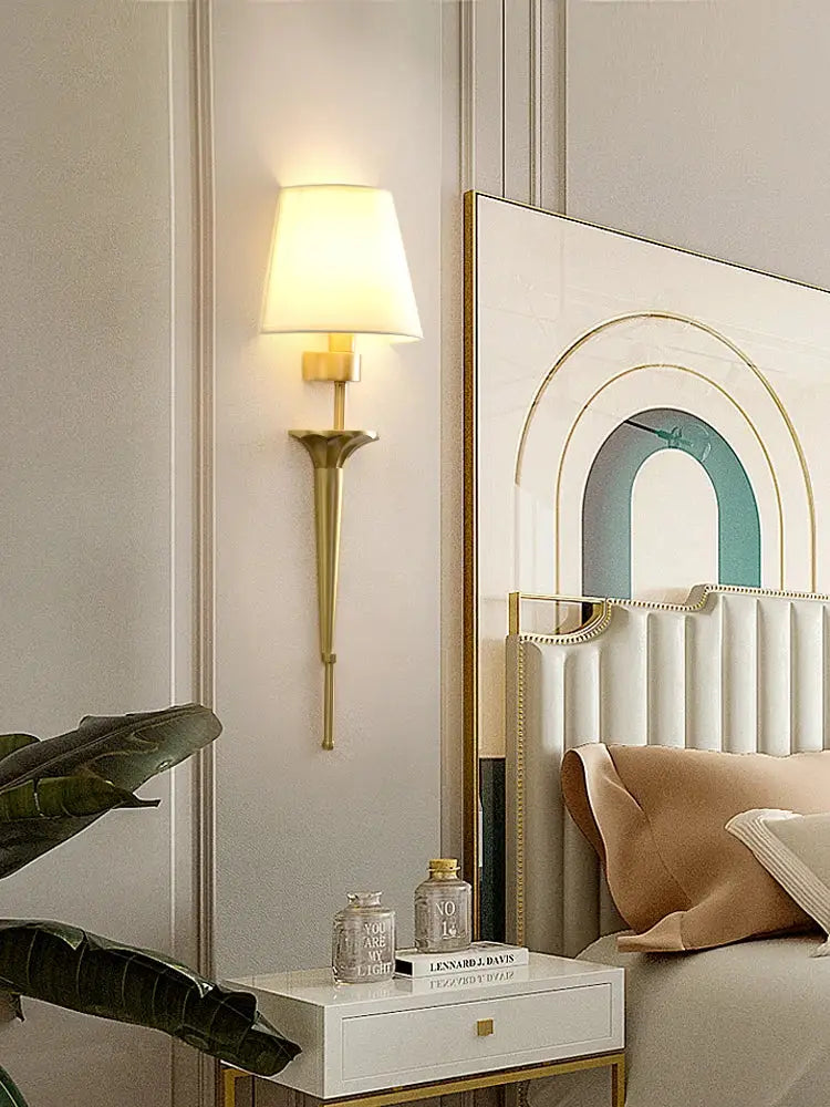 Gold Fluted Wall Sconce