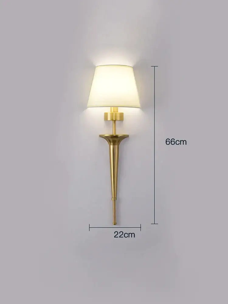 Gold Fluted Wall Sconce