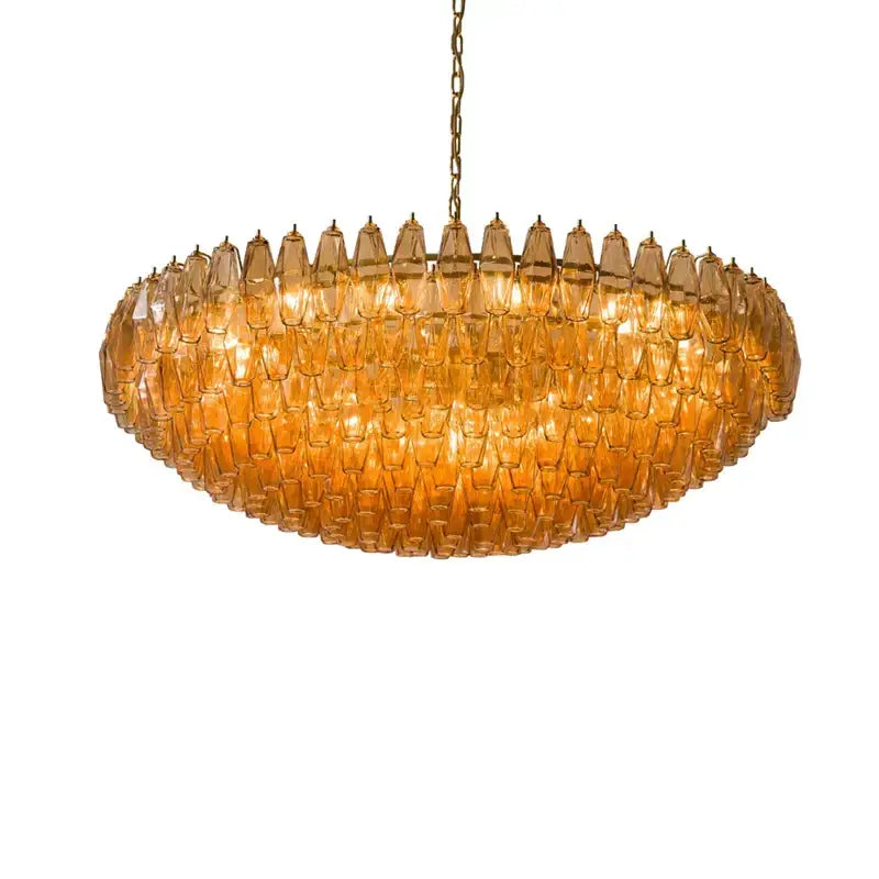 Amber Dimmable Chandelier