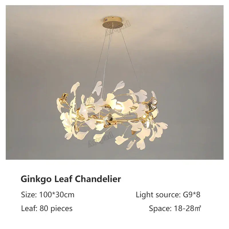 Gold Ceramic Pendant Lamp