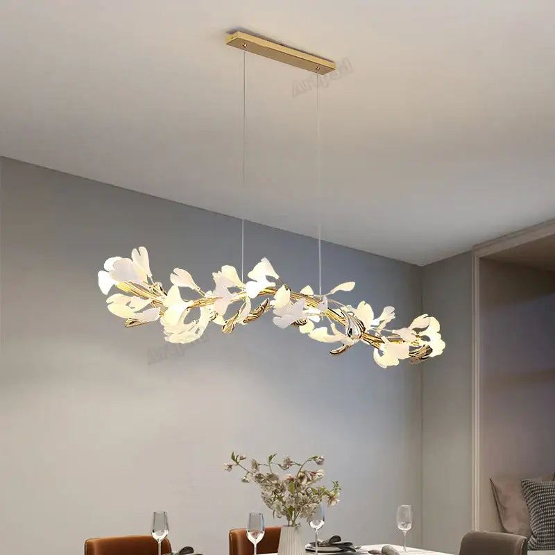 Gold Ceramic Pendant Lamp