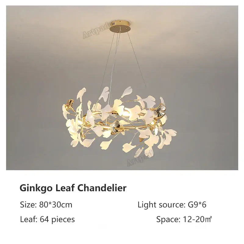Gold Ceramic Pendant Lamp