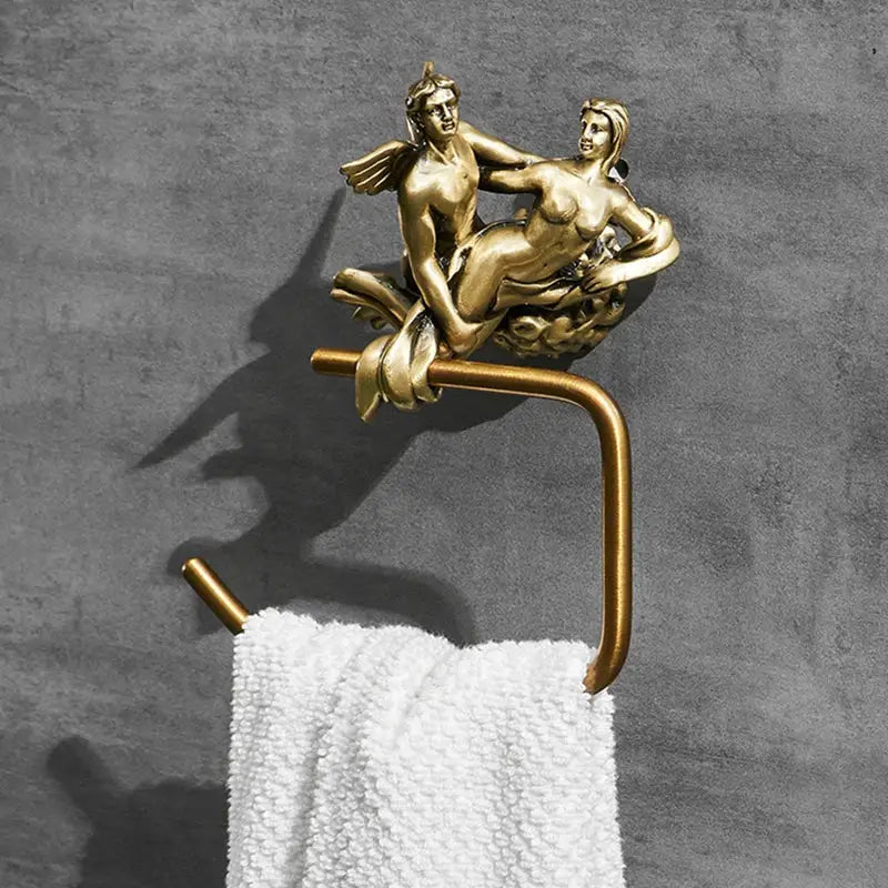 Bronze Winged Towel Rack