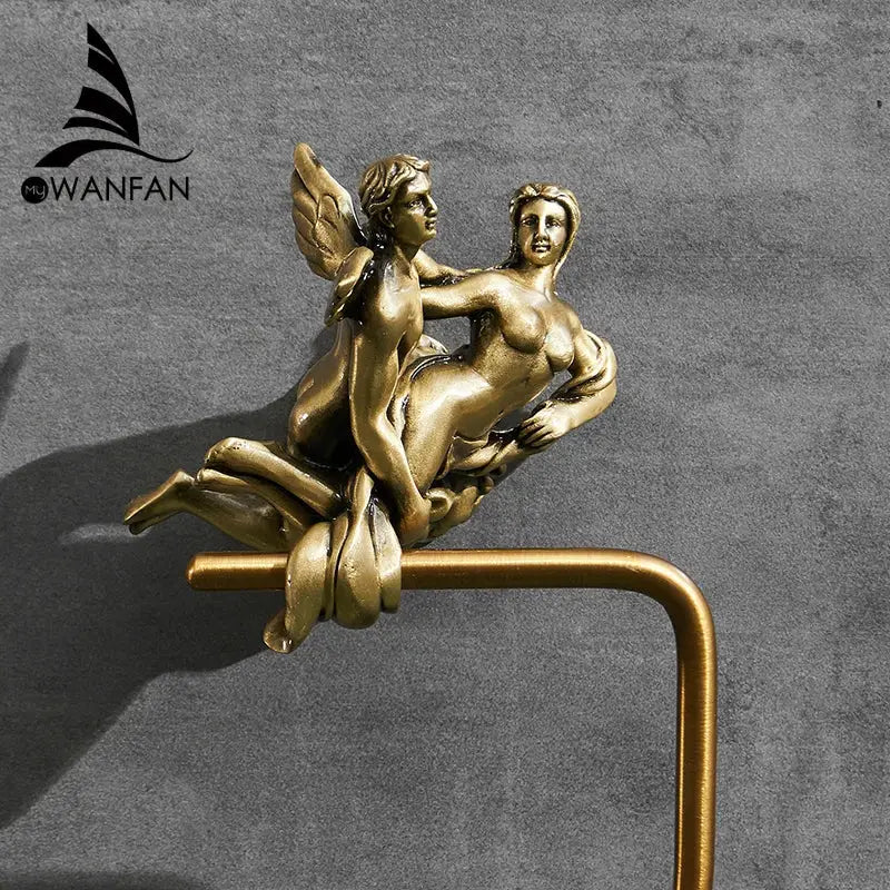 Bronze Winged Towel Rack