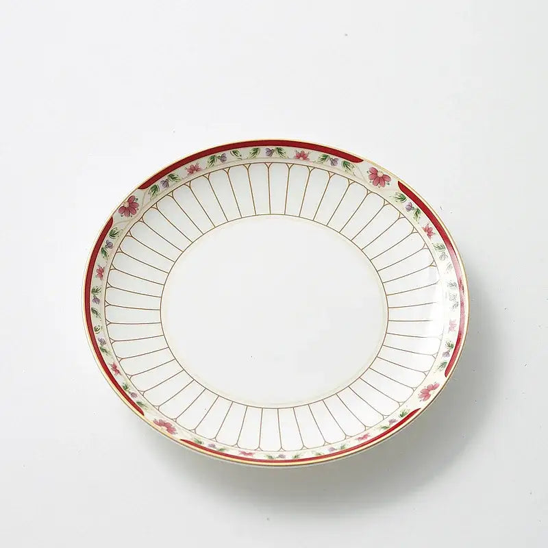 Gold Striped Ceramic Set