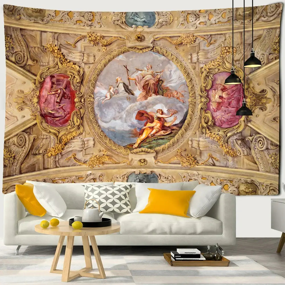 Pink Boho Tapestry Wall