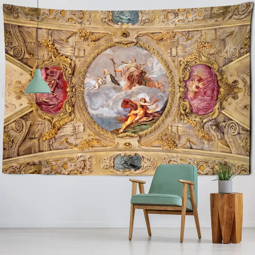 Pink Boho Tapestry Wall
