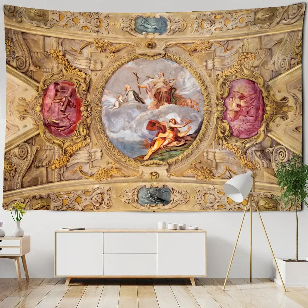Pink Boho Tapestry Wall