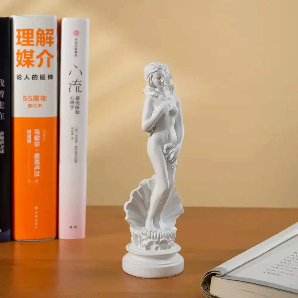 White Aphrodite Sculpture Greek Goddess Living Room