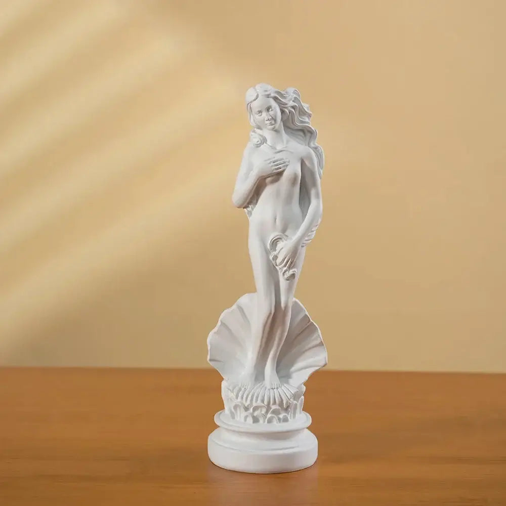 White Aphrodite Sculpture Greek Goddess Living Room