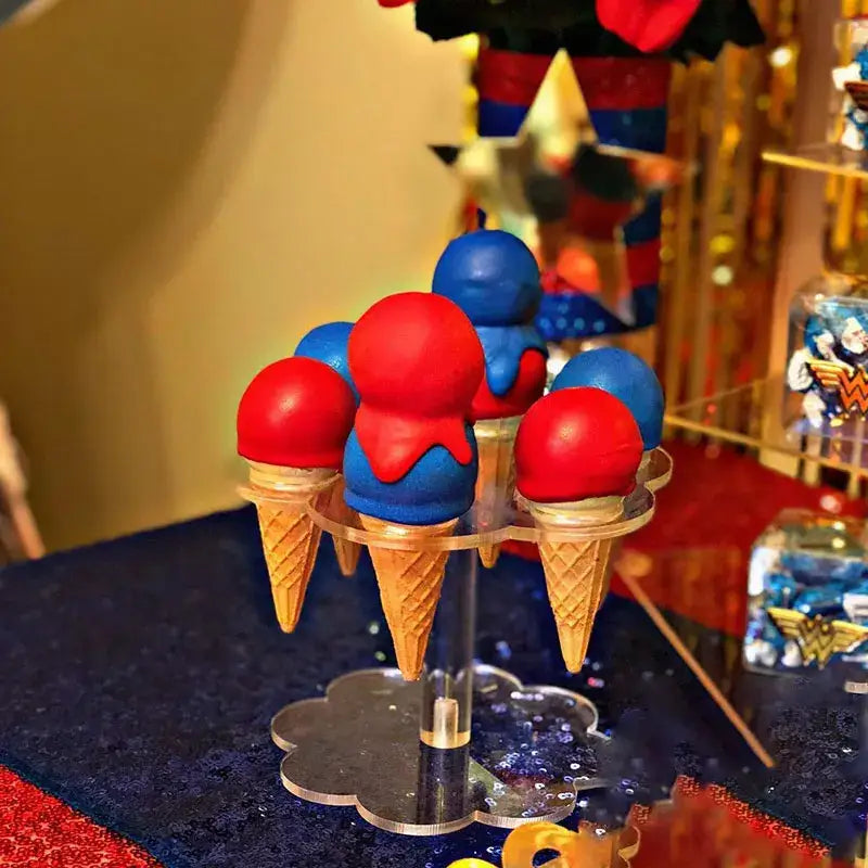 Clear Acrylic Cone Stand