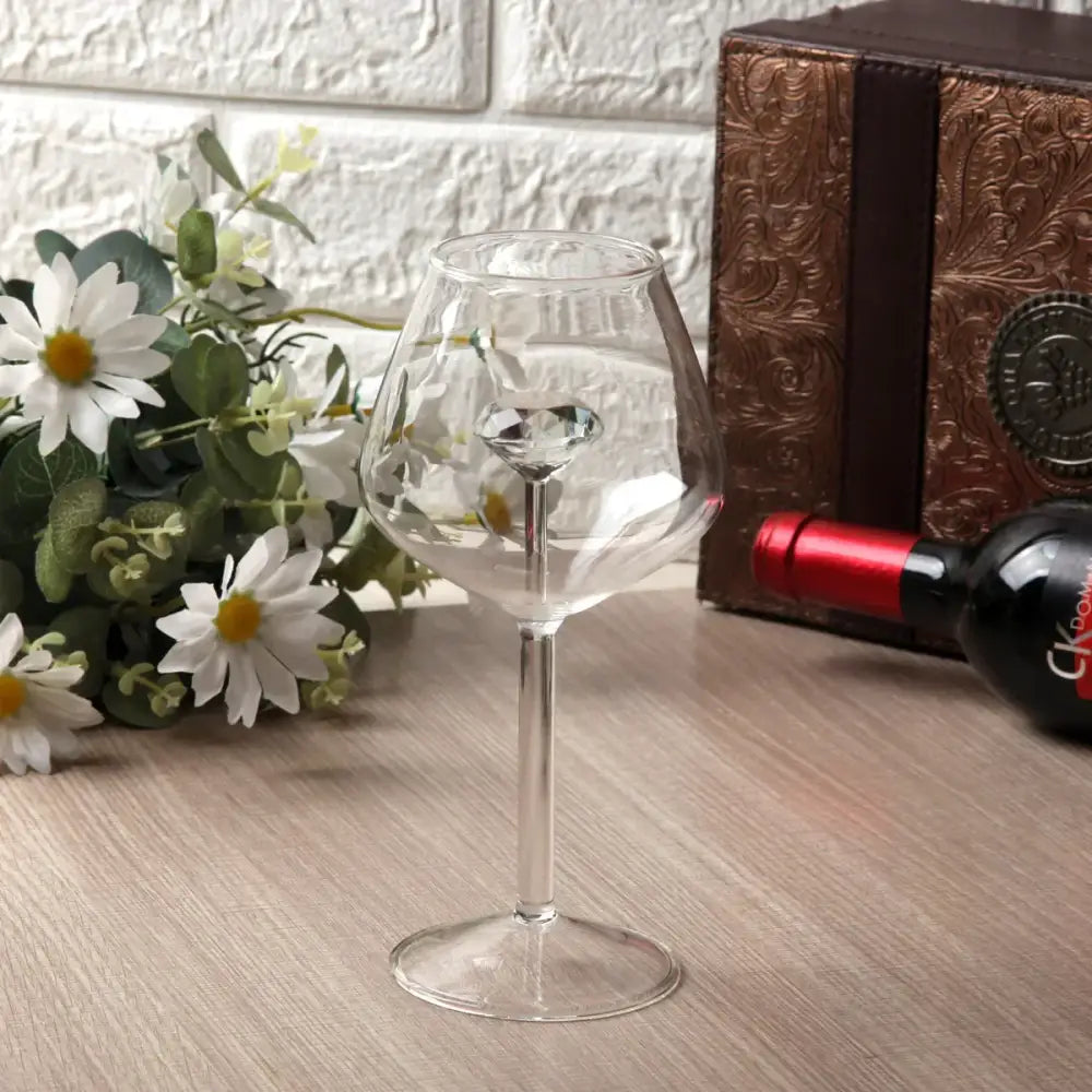 Clear Diamond Champagne Flute