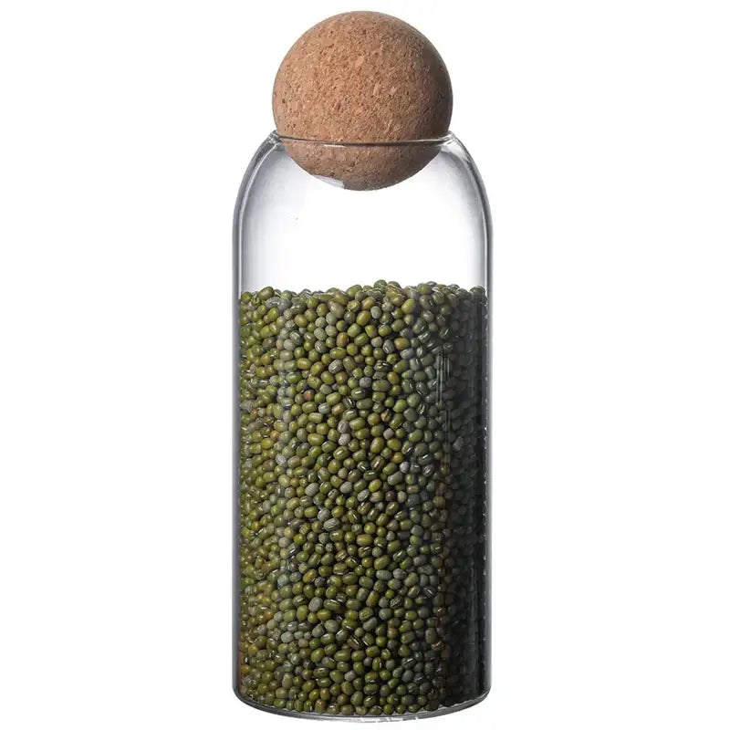 Glass Dispenser Jar Set