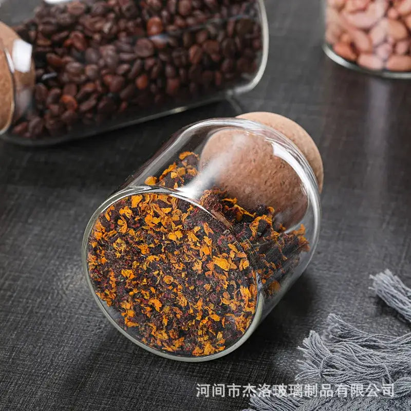 Glass Dispenser Jar Set