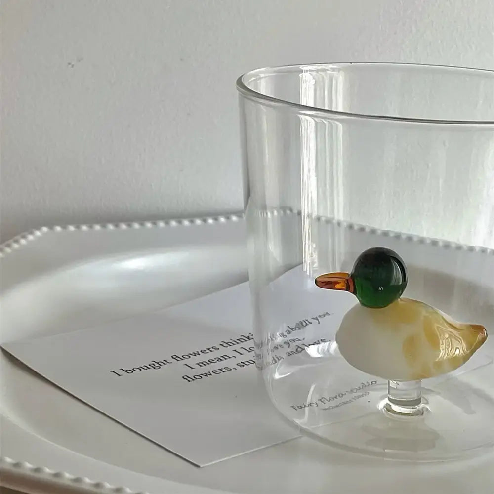 Clear Glass Cactus Cup