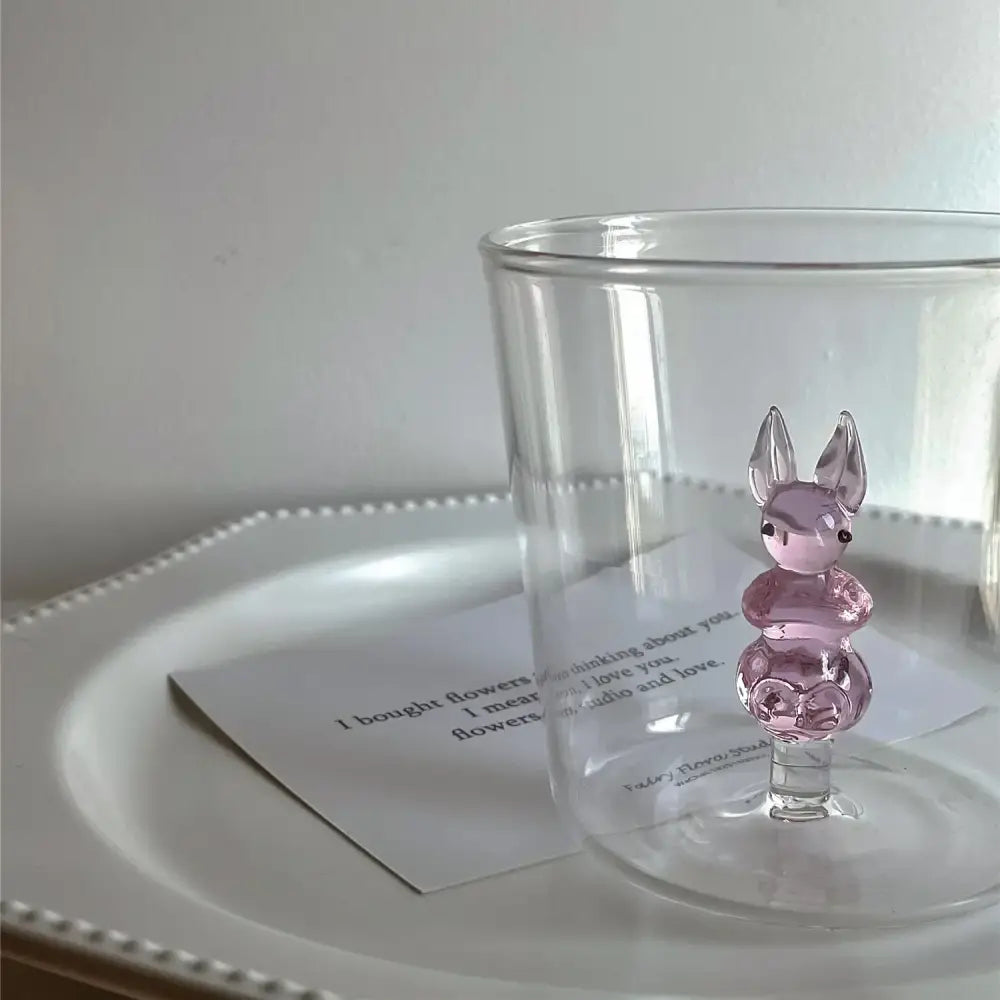 Clear Glass Cactus Cup