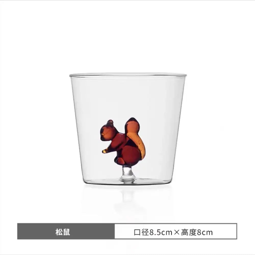 Clear Glass Cactus Cup