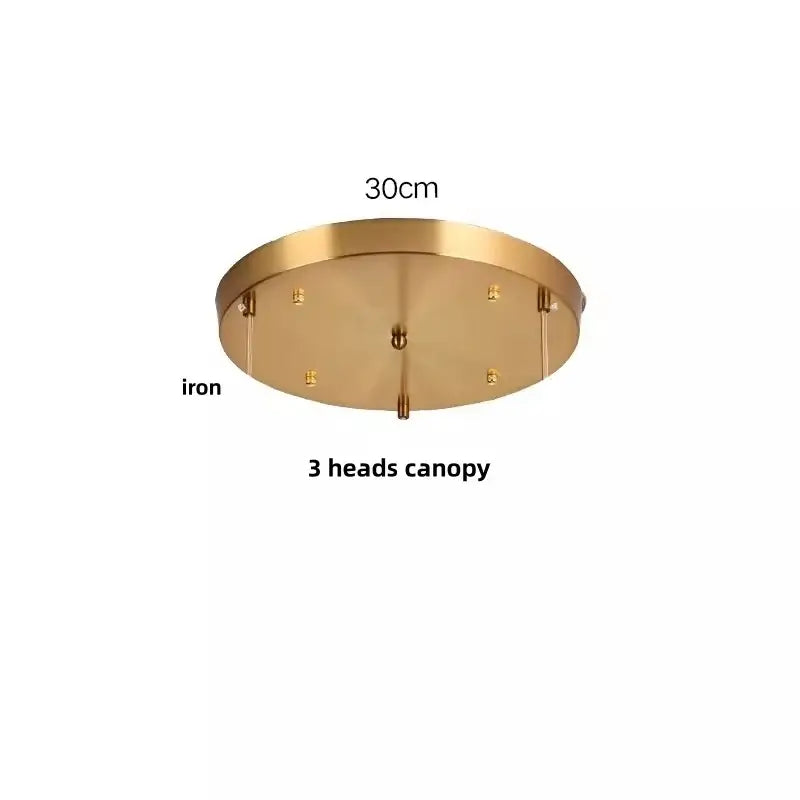 Clear Glass Floral Pendant